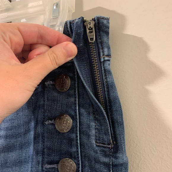 Express Bell Flare Mid Rise Jeans - Picture 5 of 10